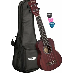 Cascha HH 2263L Sopran Ukulele Red