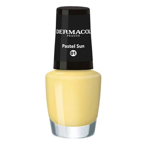 Dermacol Mini lak na nehty odstín 01 Pastel Sun 5 ml