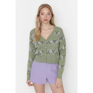 Trendyol Cardigan - Green - Regular fit