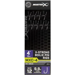 Matrix návazec mxc-4 x-strong boilie pin rigs barbless 10 cm - size 12 0,23 mm
