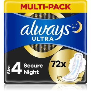 Always Ultra Secure Night vložky 72 ks