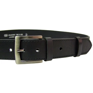 Penny Belts Pánský kožený opasek 25-1-60 black 95 cm