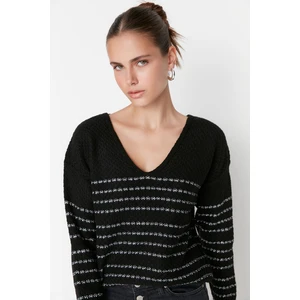 Trendyol Sweater - Black - Regular fit