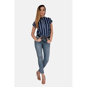 Merribel Woman's Blouse Ouranila Navy Blue