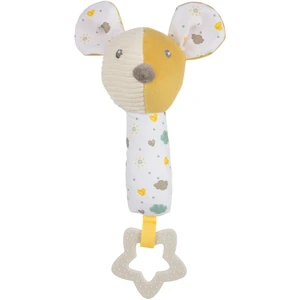 CANPOL BABIES Činka hebká pískací s kousátkem Mouse