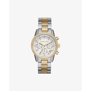 Michael Kors Women's watch with stainless steel strap in gold-silver color Michael - Women