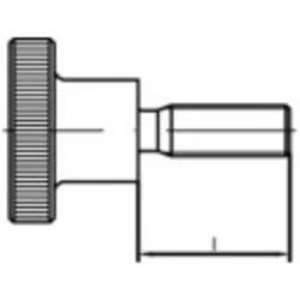 Rýhovaný šroub TOOLCRAFT 107524, N/A, M8, 10 mm, ocel, 25 ks