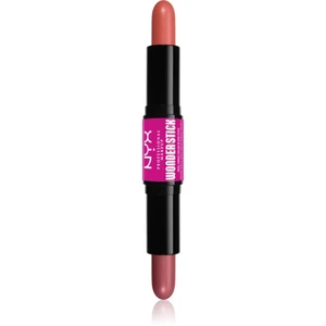 NYX Professional Makeup Wonder Stick Cream Blush obojstranná kontúrovacia tyčinka odtieň 02 Honey Orange N Rose 2x4 g