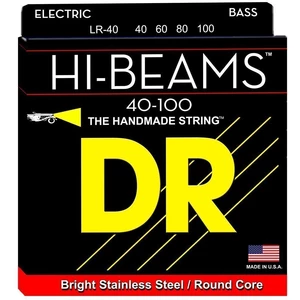 DR Strings HI-BEAM - Stainless Steel Bass Strings: Light 40-100