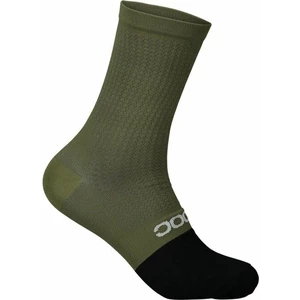 POC Flair Sock Mid Epidote Green/Uranium Black L