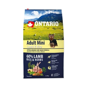 Ontario Adult Mini Lamb & Rice 6,5kg