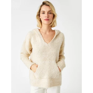 Koton Sweater - Beige - Relaxed fit