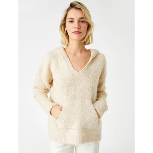 Koton Sweater - Beige - Relaxed fit