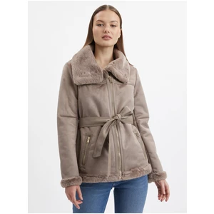 Orsay Brown Ladies Suede Jacket - Women