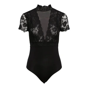 Pieces Dámské body PCSICCA 17131182 Black M