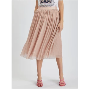 Orsay Světle růžová dámská plisovaná sukně - Dámské