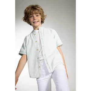 DEFACTO Boys Oversize Jean Short Sleeve Shirt