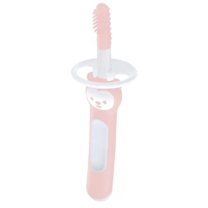 MAM Massaging Brush zubní kartáček pro děti 3m+ Pink 1 ks