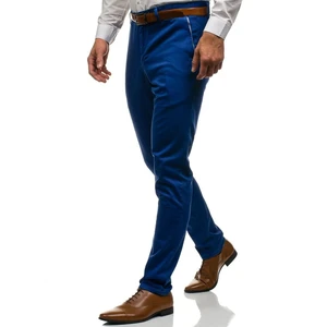 Pantaloni pentru bărbat slim fit  albastru Bolf 4326