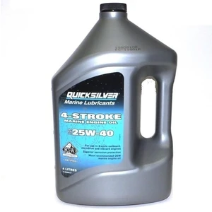 Quicksilver 4-Stroke Marine Engine Oil SAE 25W-40 Huile moteur marine