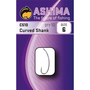 Ashima  háčky  c510 curved shank  (10ks)-velikost 6