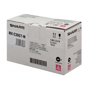 Sharp originální toner MX-C30GTM, magenta, 6000str., Sharp MX-C250FE/C300WE