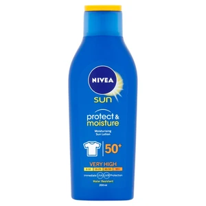 Nivea Sun Protect & Moisture hydratačné mlieko na opaľovanie SPF 50+ 200 ml