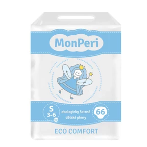MONPERI Jednorázové pleny Eco Comfort S 3-6 kg