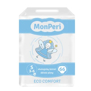 MONPERI Jednorázové pleny Eco Comfort S 3-6 kg