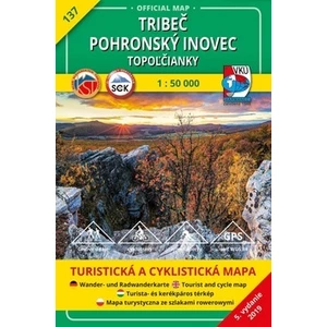 Tribeč Pohronský Inovec Topoľčianky 1:50 000