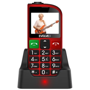 Mobilný telefón Evolveo EasyPhone FM červený (EP-800-FMR... Mobilní telefon