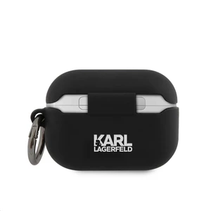 Karl Lagerfeld Rue St Guillaume silikonové pouzdro KLACAPSILRSGBK pro Airpods Pro, černá