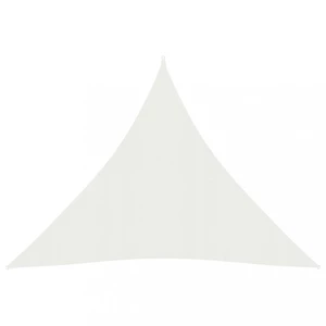 Stínící plachta trojúhelníková HDPE 3 x 3 x 3 m Dekorhome Bílá,Stínící plachta trojúhelníková HDPE 3 x 3 x 3 m Dekorhome Bílá