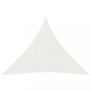 Tieniaca plachta trojuholníková HDPE 3 x 3 x 3 m Dekorhome Biela,Tieniaca plachta trojuholníková HDPE 3 x 3 x 3 m Dekorhome Biela