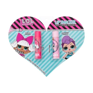 Lip Smacker LOL Surprise! Diva & Miss Punk dárková kazeta balzám na rty 4 g Strawberry + balzám na rty 4 g Cotton Candy pro děti