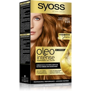 Syoss Oleo Intense permanentná farba na vlasy s olejom odtieň 7-77 Red Ginger
