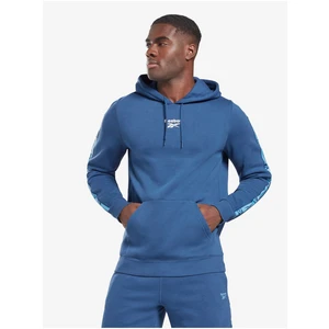 Blue Men's Hoodie Reebok - Men