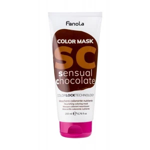 Fanola Color Mask 200 ml farba na vlasy pre ženy Sensual Chocolate na všetky typy vlasov; na farbené vlasy