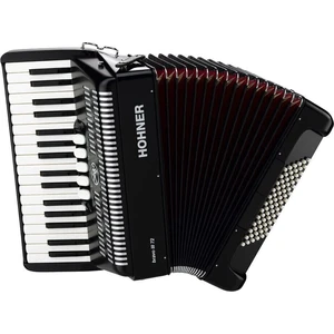 Hohner Bravo III 72 Czarny Akordeon klawiszowy