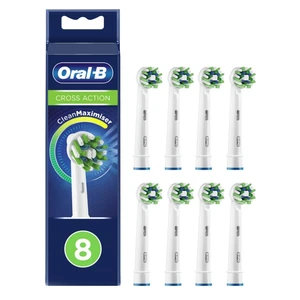 Oral B Náhradní kartáčkové hlavice s technologií CleanMaximiser CrossAction 8 ks