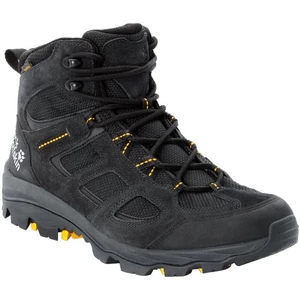 Jack Wolfskin Pantofi trekking de bărbați Vojo 3 Texapore Black/Burly Yellow XT 44,5