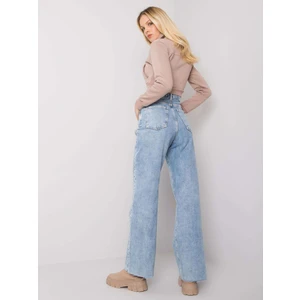 Light blue straight jeans from Caroline RUE PARIS