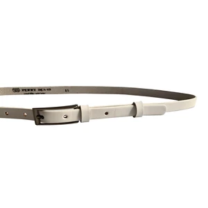 Penny Belts Dámský kožený opasek 15/1 00 White 105 cm