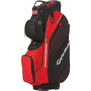 TaylorMade Supreme Cart Bag Black/Red Borsa da golf Cart Bag