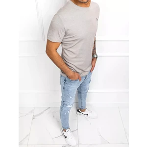 Basic men's beige T-shirt Dstreet RX4855