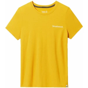 Smartwool Women's Explore the Unknown Graphic Short Sleeve Tee Slim Fit Honey Gold S Koszula outdoorowa