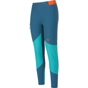 La Sportiva Outdoorové kalhoty Camino Tight Pant W Storm Blue/Lagoon S