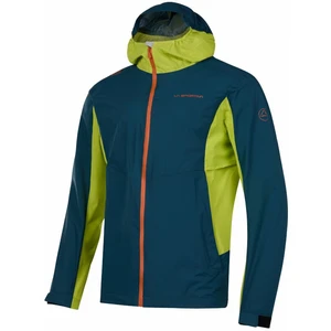 La Sportiva Discover Jkt M Storm Blue/Lime Punch M Veste outdoor