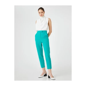Koton Basic Cigarette Fabric Trousers With Pocket