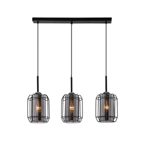 Czarna lampa wisząca 15x67 cm Jonera – Candellux Lighting